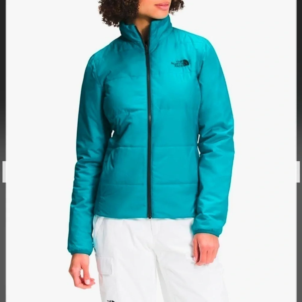 THE NORTH FACE Garner Triclimate Ski Jacket in Enamel Blue/TNF Black/Enamel Blue